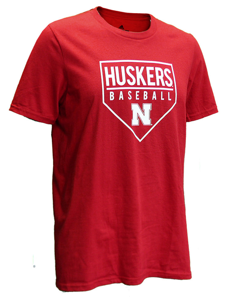 Adidas Huskers Baseball Going Yard Tee