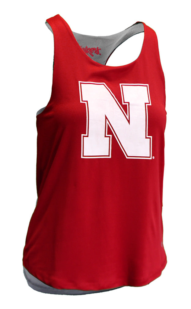 Ladies Mona Lisa Reversible Nebraska Tank