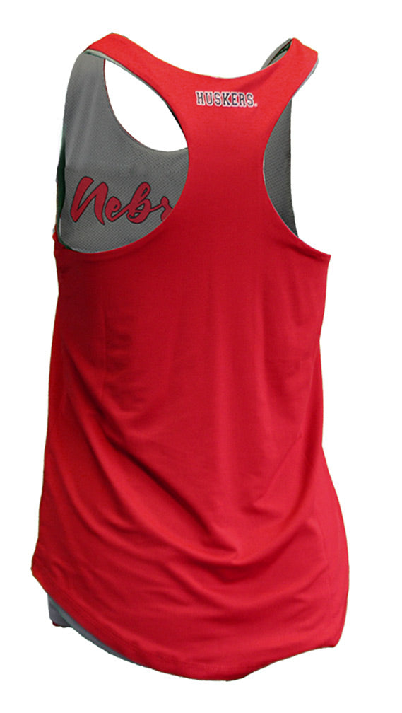 Ladies Mona Lisa Reversible Nebraska Tank