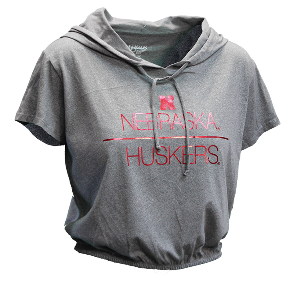 Womens Nebraska TD Hooded Tee