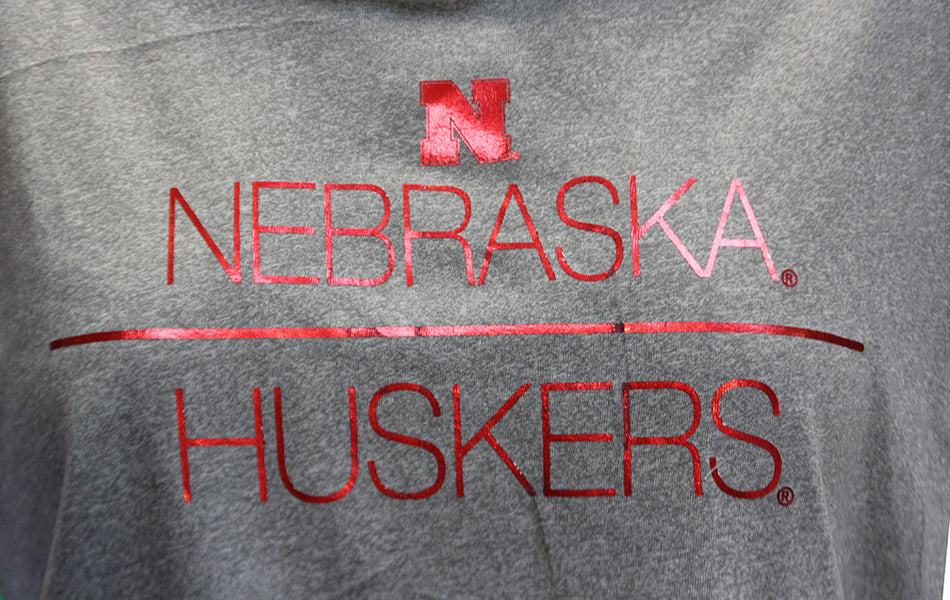 Womens Nebraska TD Hooded Tee