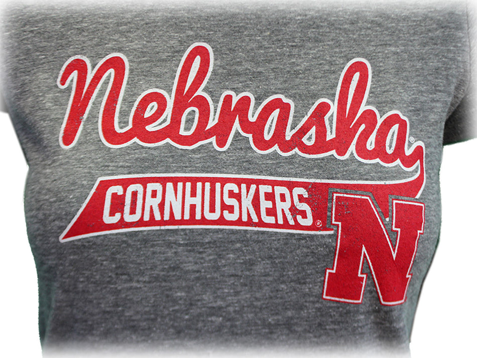 Womens Nebraska Cornhuskers Retro Tee