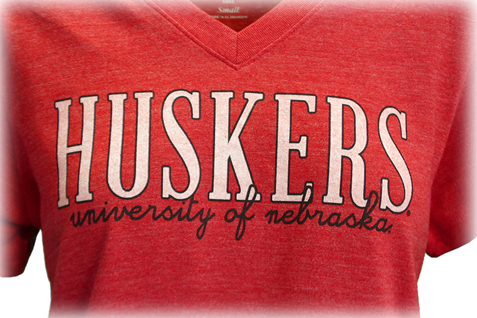 Ladies University of Nebraska Huskers Tee