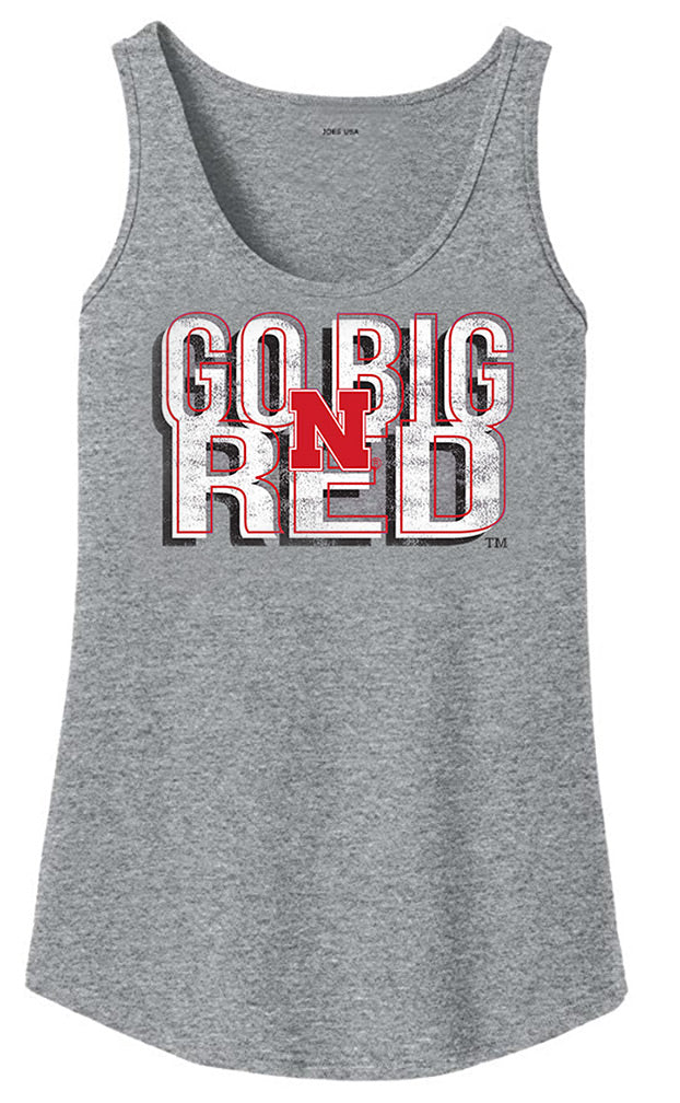 Ladies Go Big Red N Tank