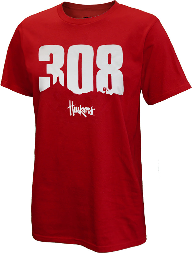 308 Husker Pride Panhandle Tee - Red