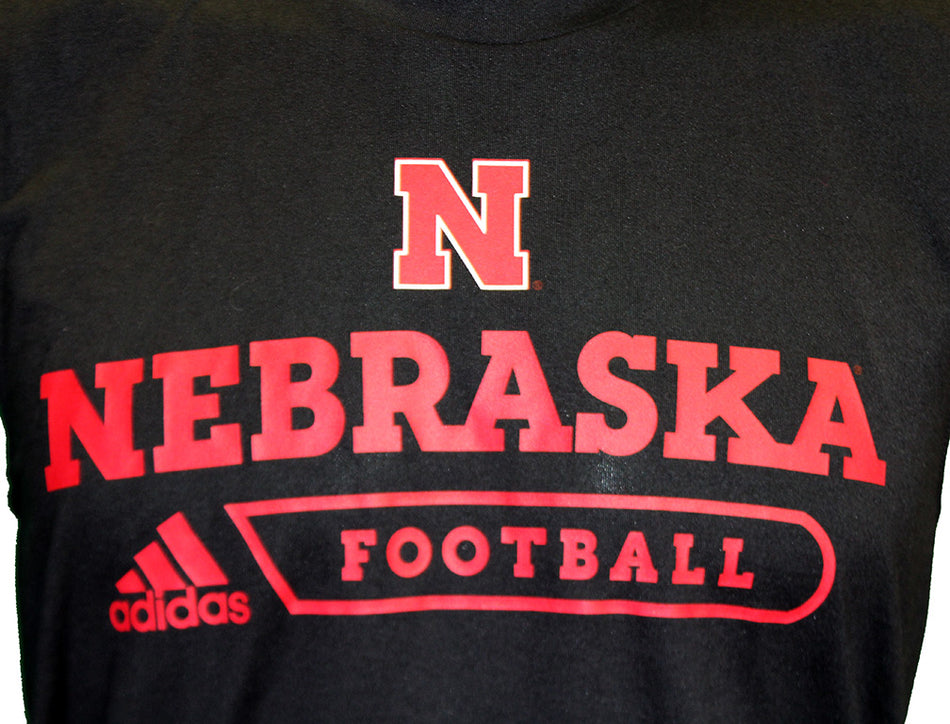 Adidas Nebraska Authentic Locker Muscle Tee