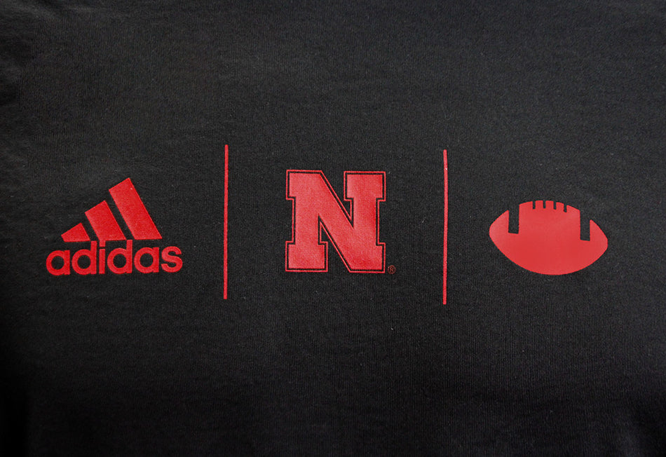 Adidas Nebraska Football TD LS Tee