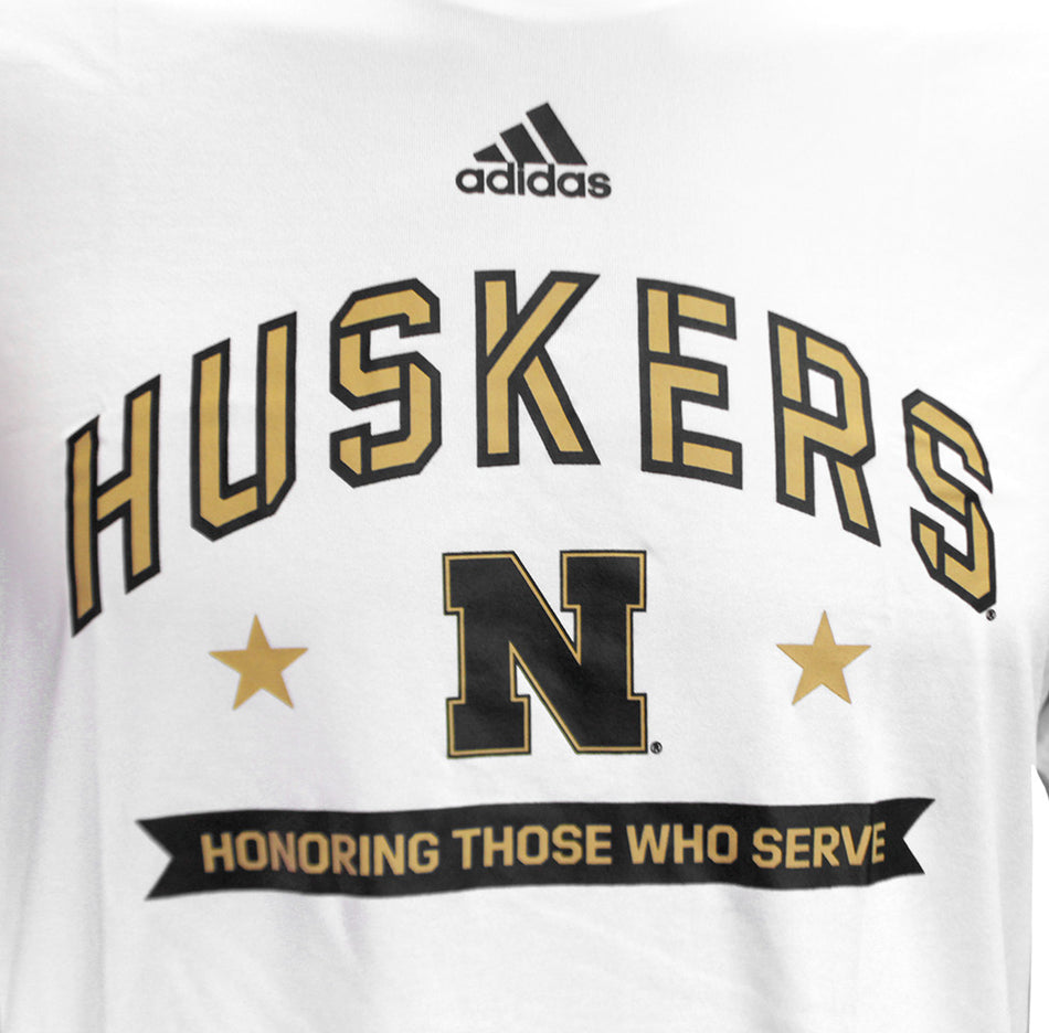 Adidas Husker Salute To Service Tee