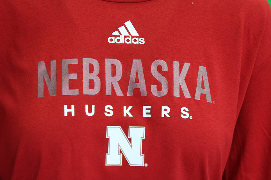Adidas Ladies Nebraska Fashion Tee