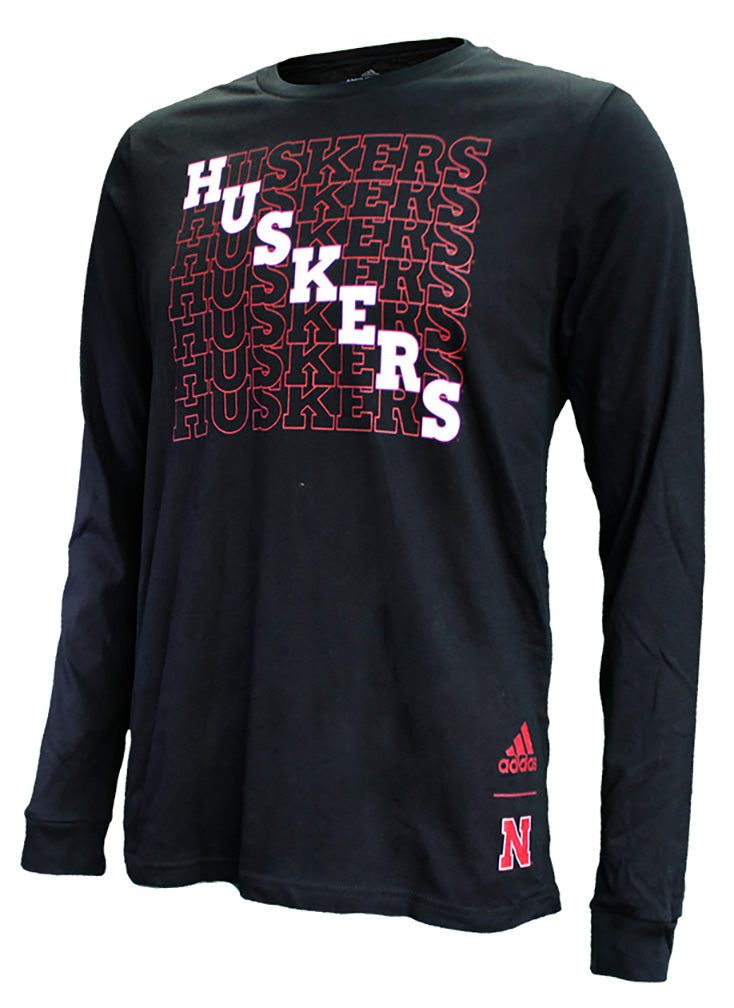 Adidas Nebraska Stairmaster LS Tee