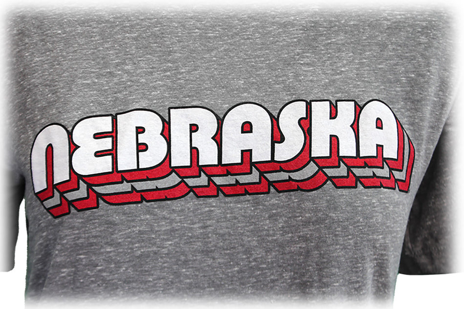 Ladies Huskers Knobi Rounded Tee