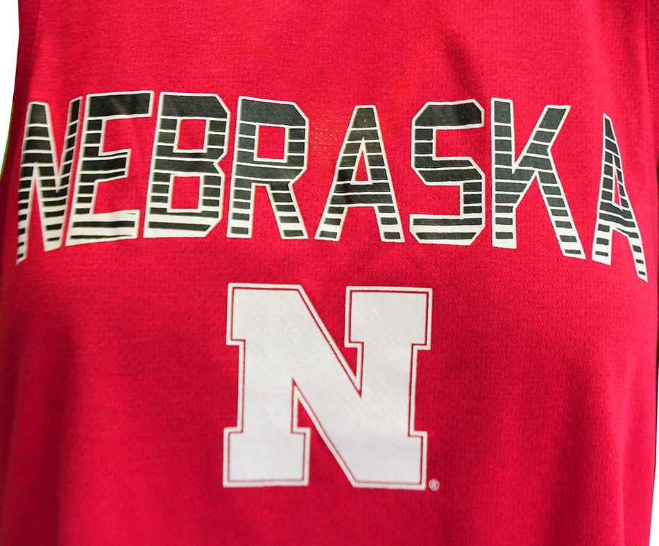 Womens Nebraska Hang Ten Cropped Tank