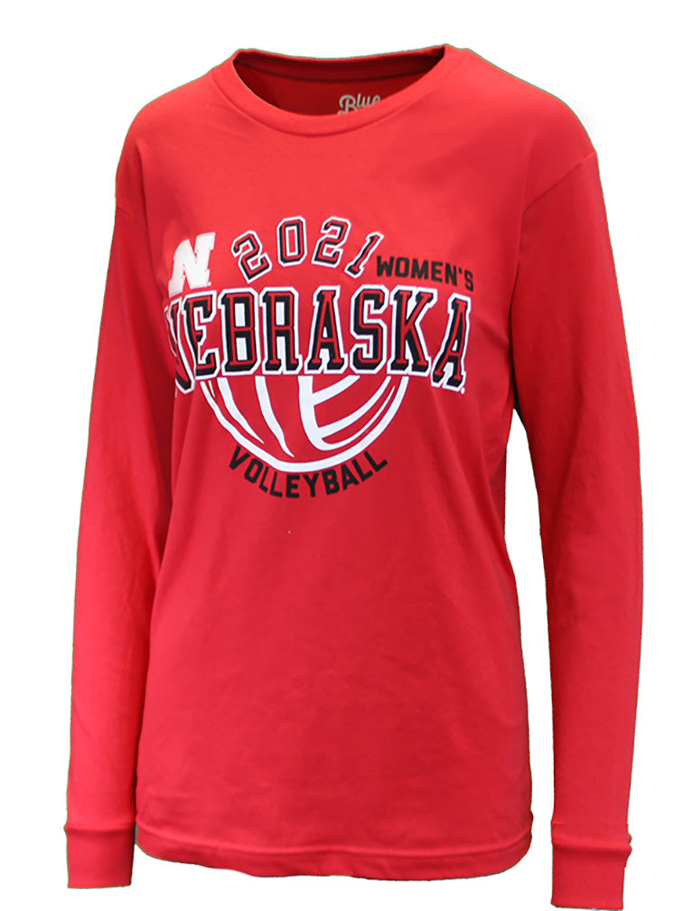 Nebraska Volleyball 2021 Schedule LS Tee (Unisex)