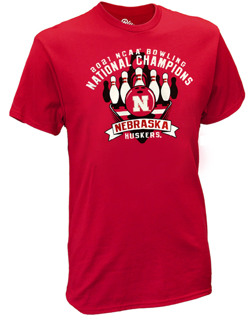 2021 Huskers Bowling National Champs Tee