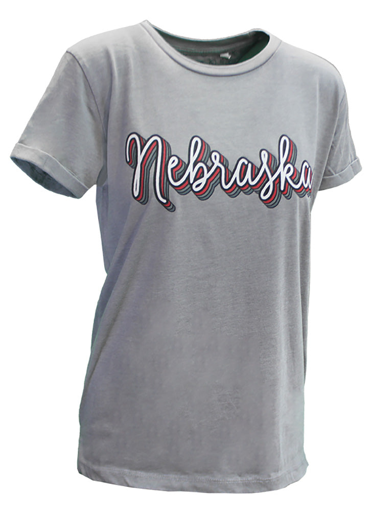 Womens Nebraska Go Girl Top