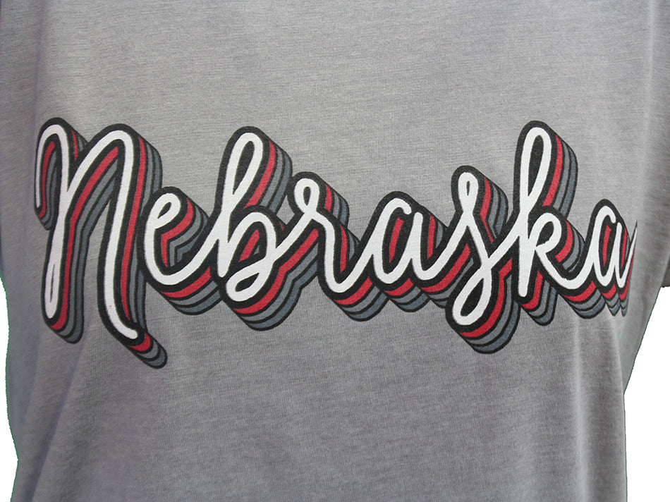 Womens Nebraska Go Girl Top