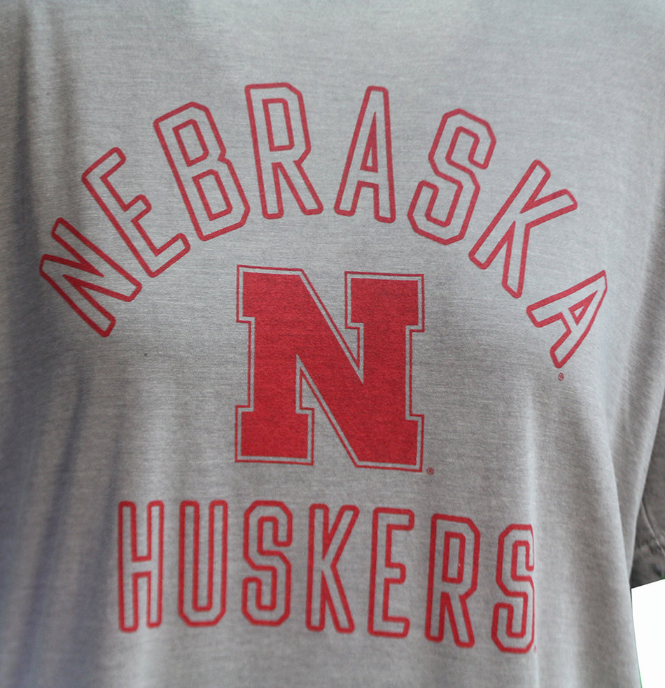 Womens Nebraska Huskers Poncho Tee