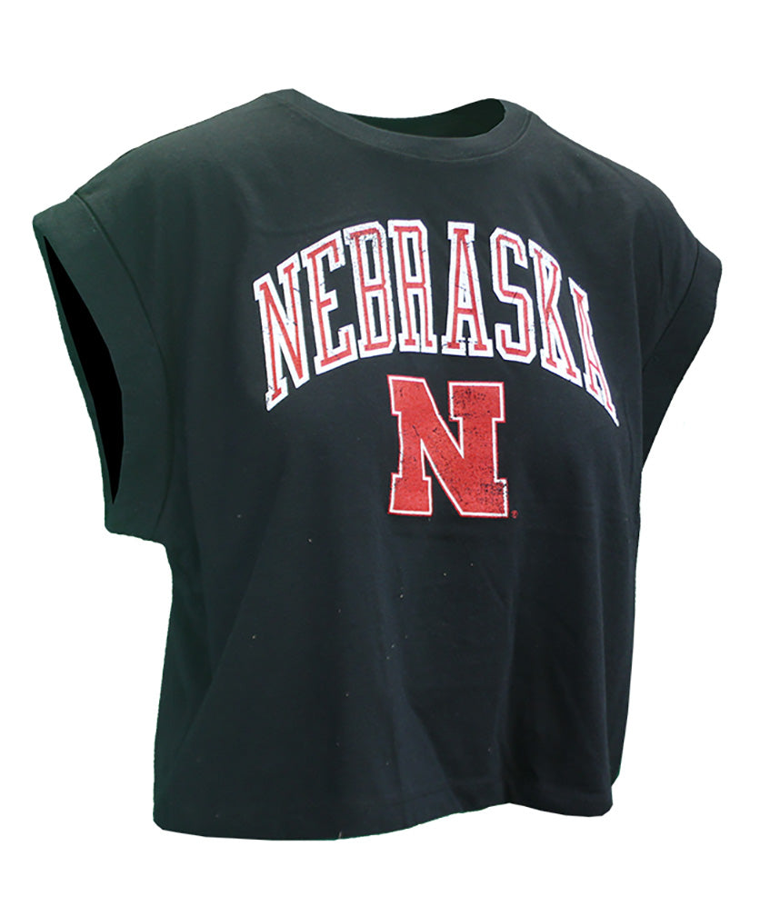 Womens Nebraska Jersey Muscle Tee