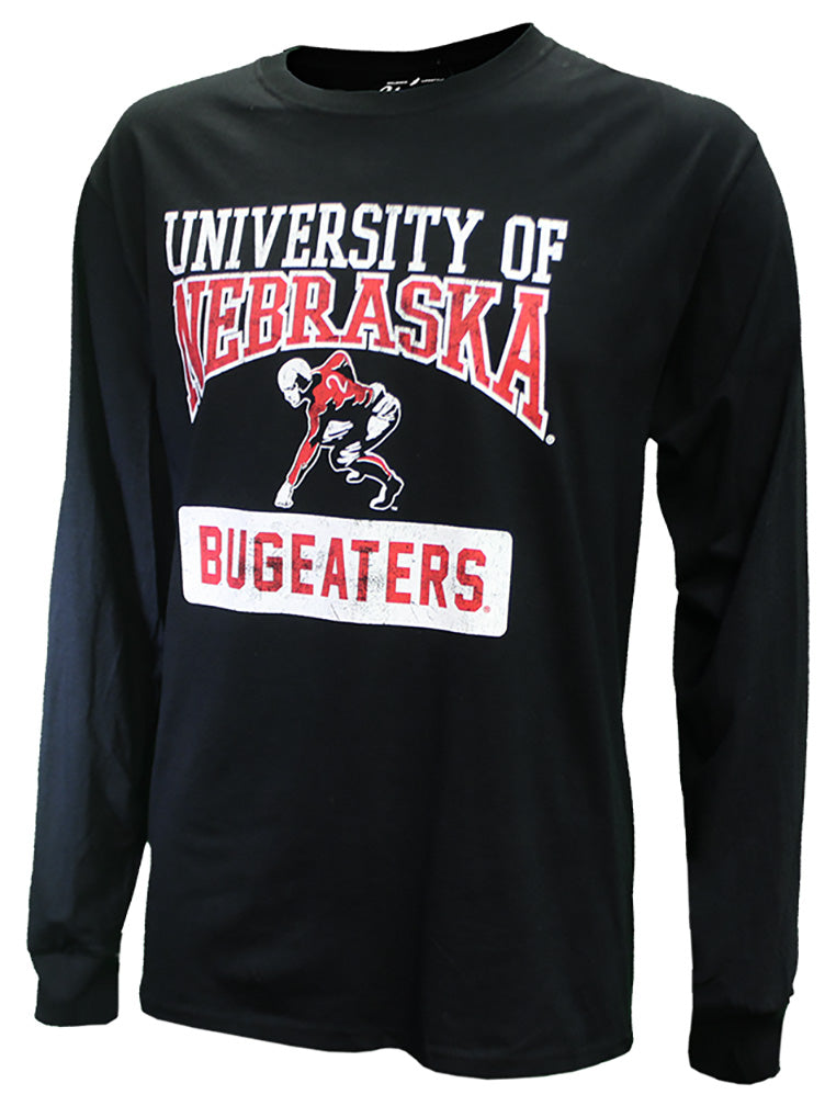 Nebraska Bugeaters LS Tee - Black