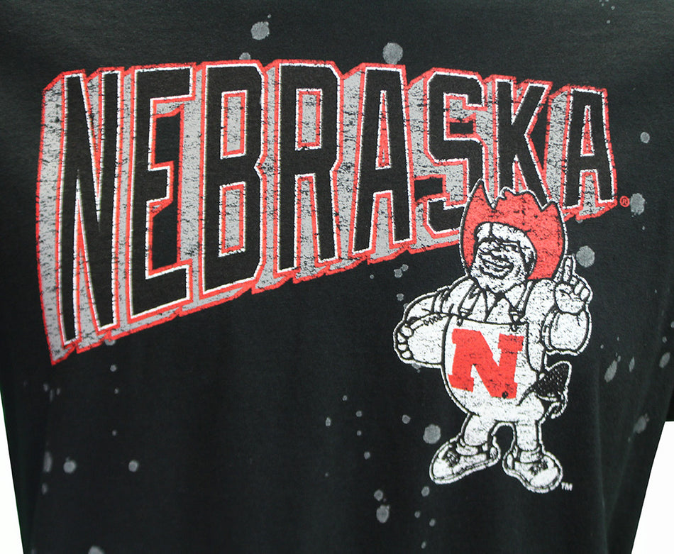 Nebraska Herbie Retro Splatter Tee
