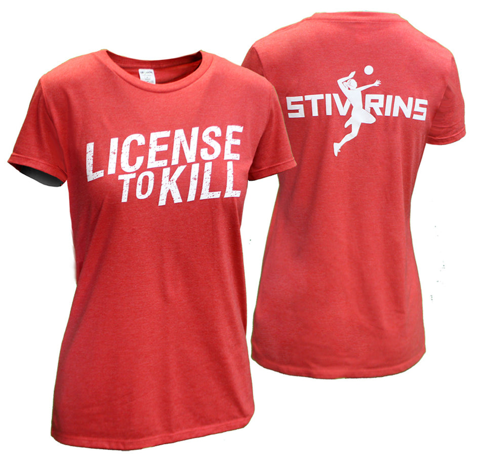 Womens Stivrins 'License To Kill' Tee