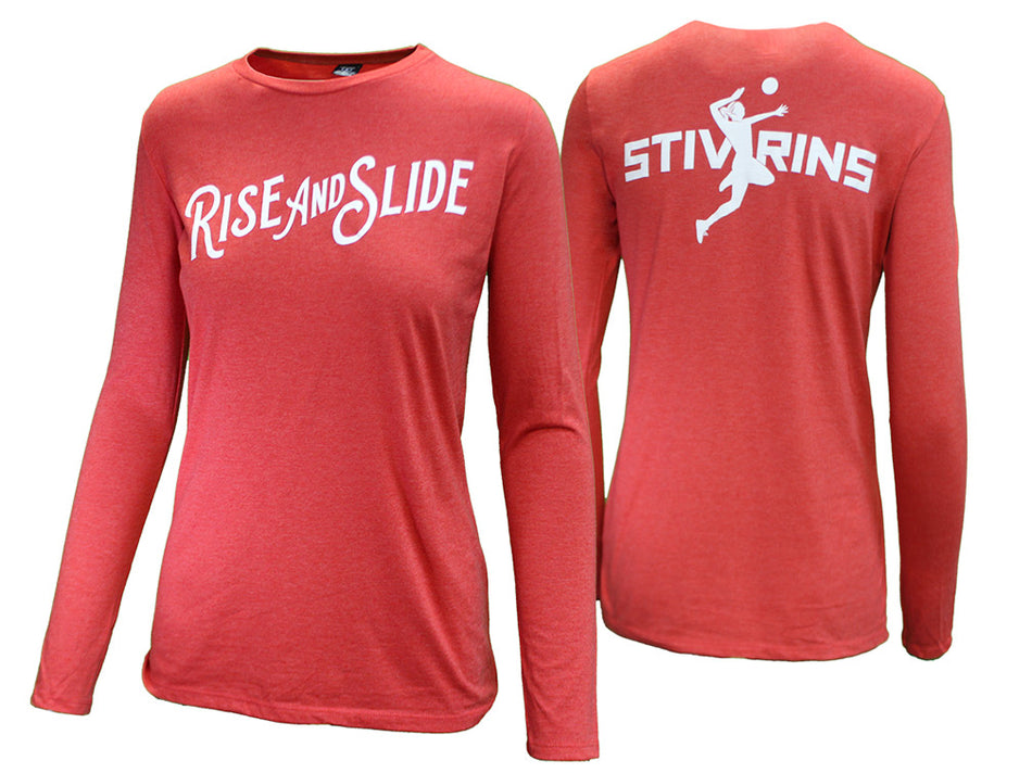 Ladies Rise n Slide Stivrins LS Tee