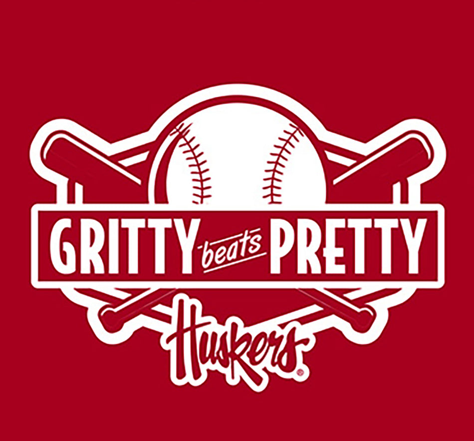 Huskers Gritty Beats Pretty At Bat Tee