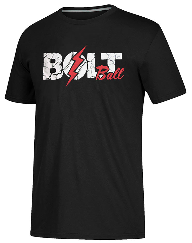 Huskers Lightening Bolt Ball Tee - Black