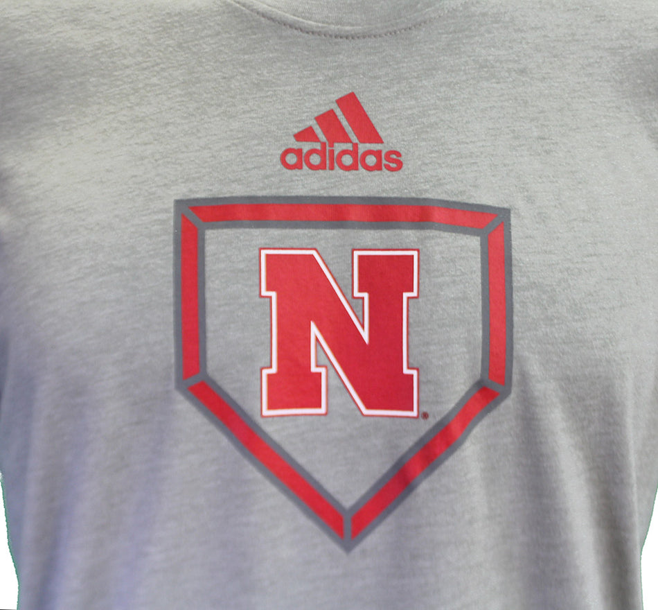 Adidas Huskers Baseball Diamond Tee