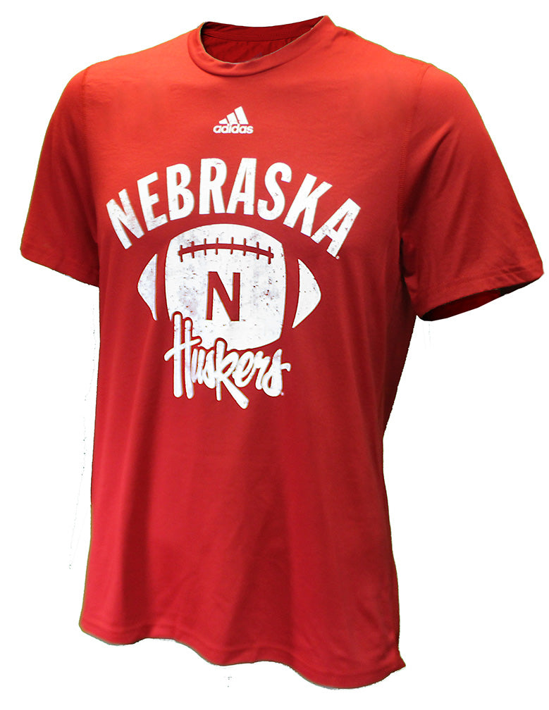 Adidas Nebraska Huskers Football Tee