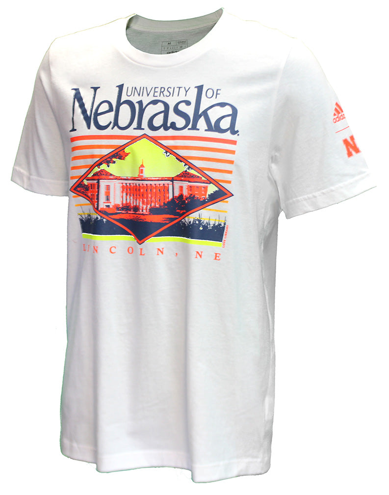 Adidas Huskerville Campus Scape Tee