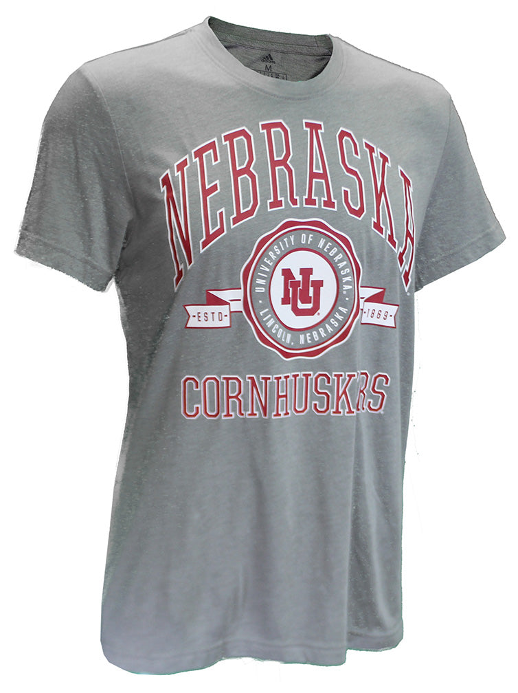 Adidas Nebraska Cornuskers Seal Tee