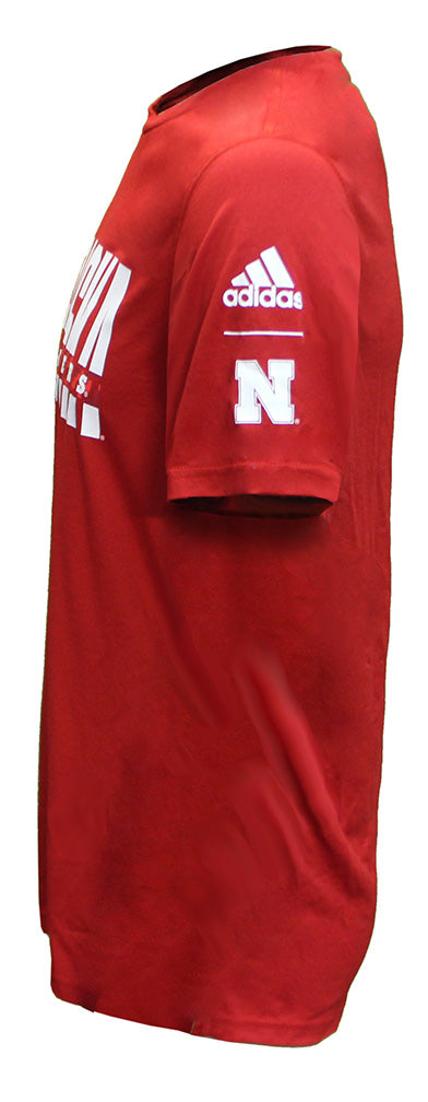 Adidas Nebraska Cornhuskers Blitz Locker Tee
