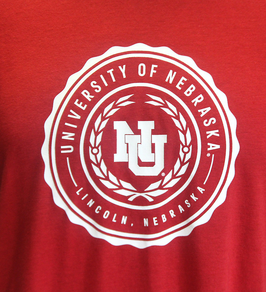 Adidas University of Nebraska Locker Seal Blend Tee