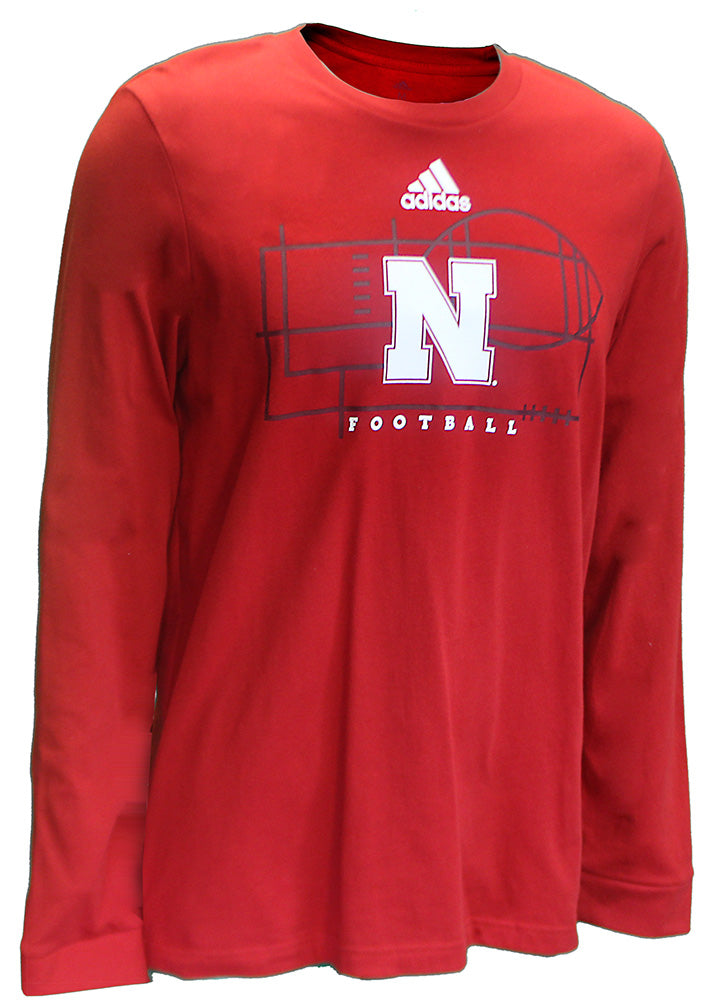 Adidas Locker Lines Football LS Tee - Red