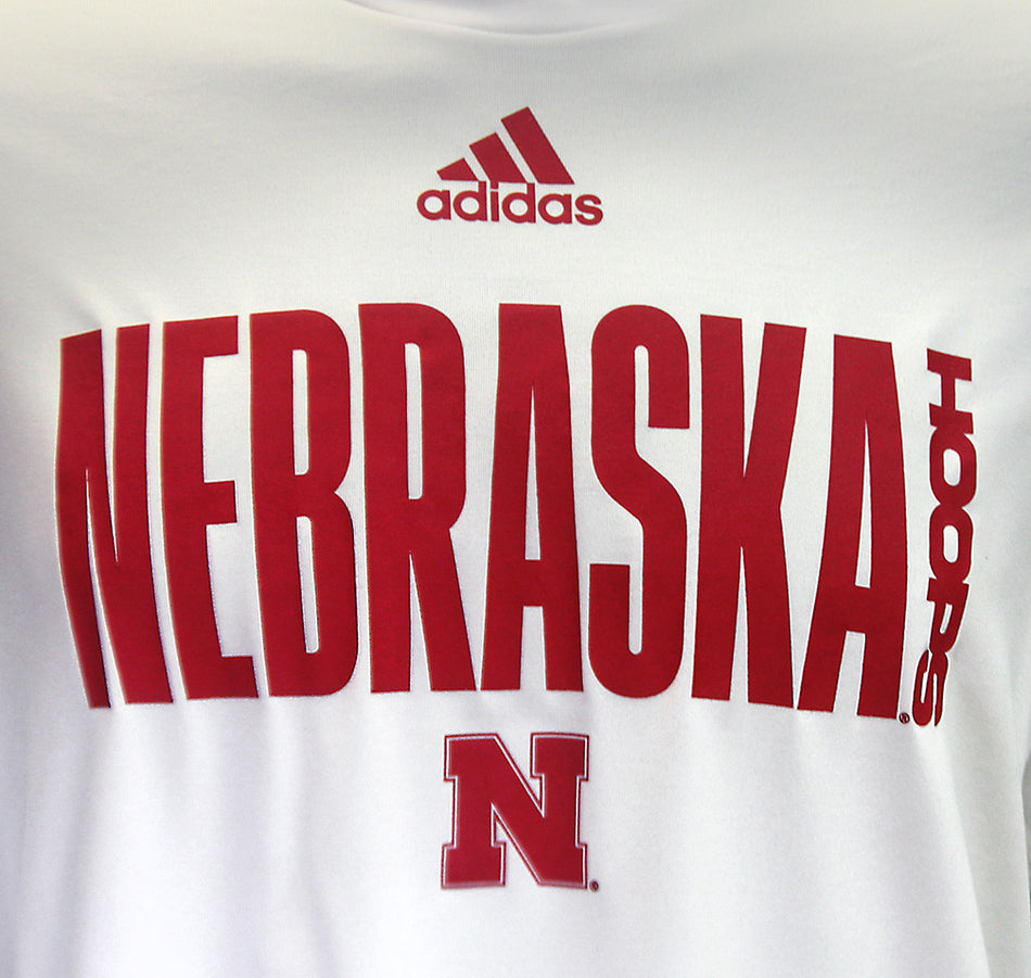 Adidas Nebraska Hoops Post Up LS Top
