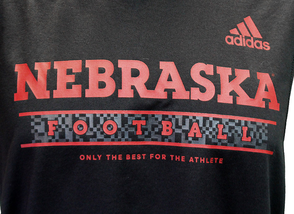 Adidas Nebraska Huskers Lockeroom Guns Tee 2022