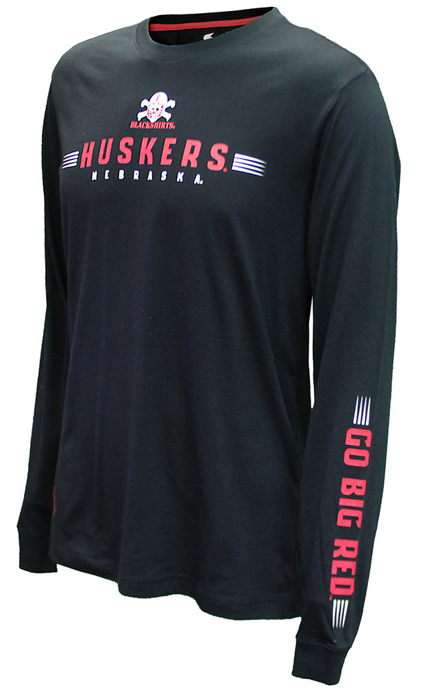 Blackshirts Go Big Red Spackler LS Tee