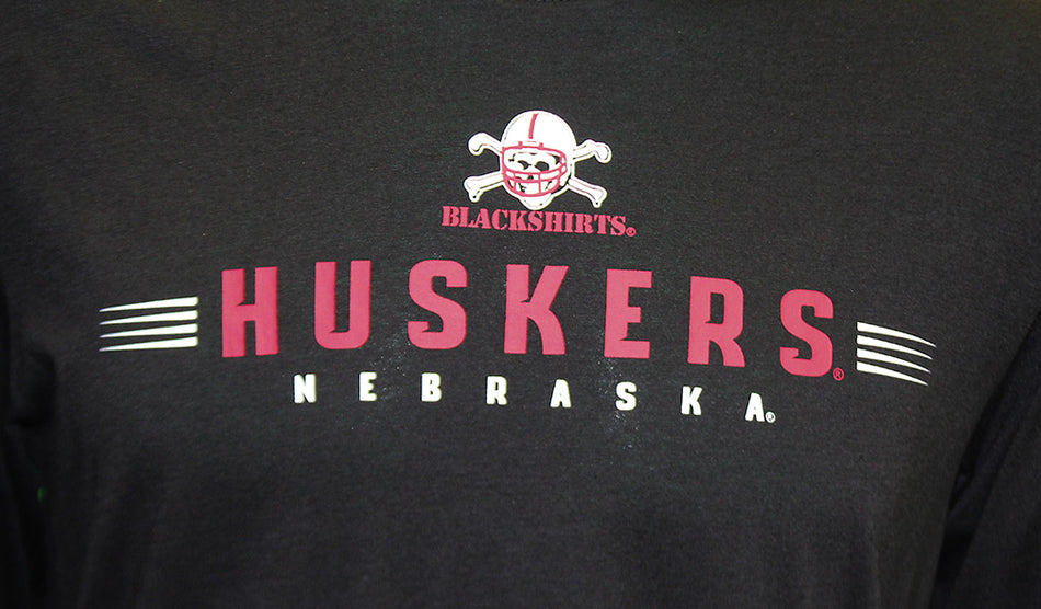 Blackshirts Go Big Red Spackler LS Tee