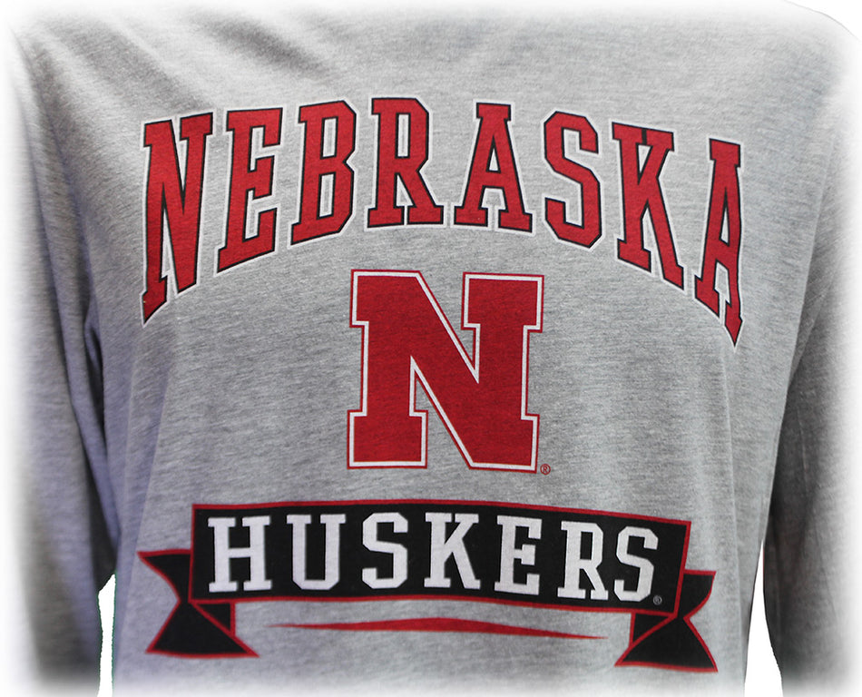 Nebraska Huskers Banner Year LS Tee