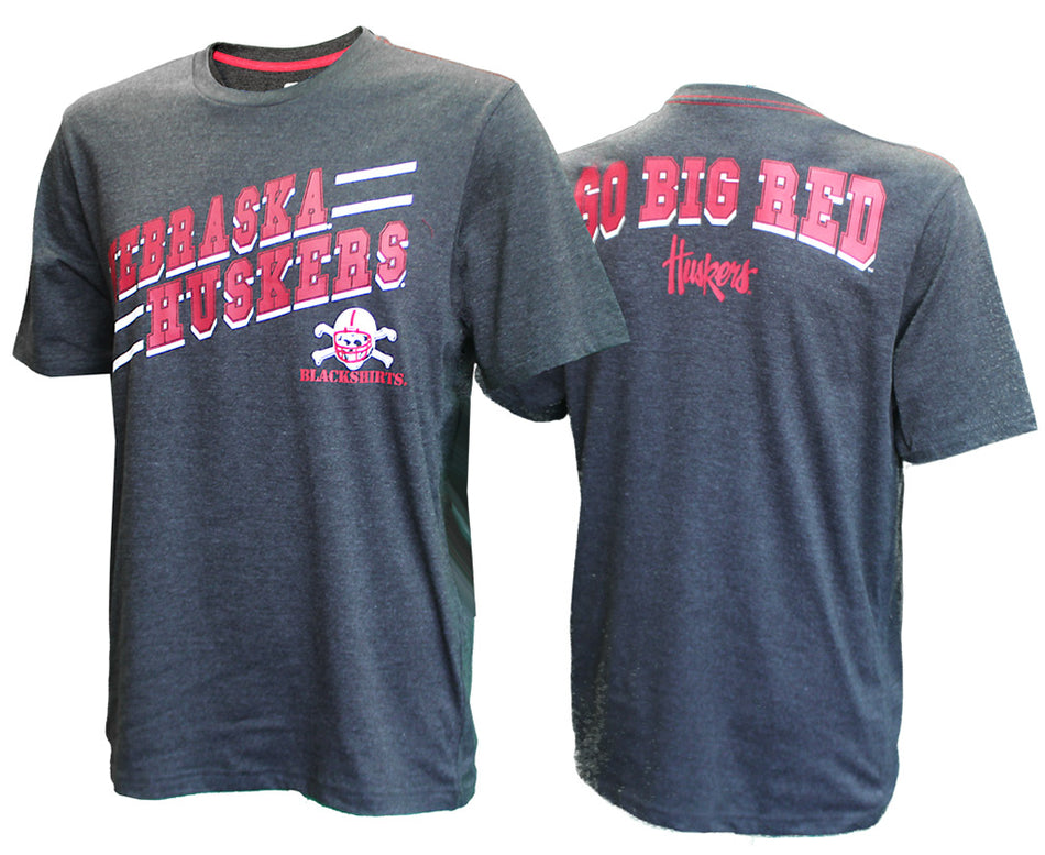 Nebraska Go Big Red Huskers Blackshirts Brag-N Tee
