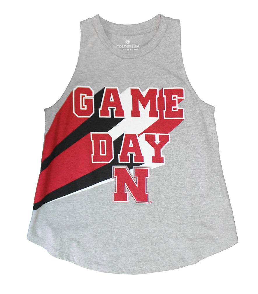 Nebraska Gals Game Day Swing Tank