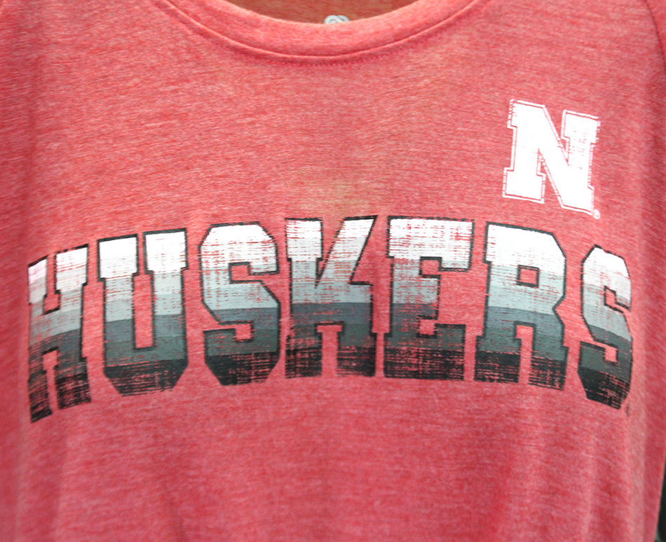 Womens Nebraska Jones Twist Tee