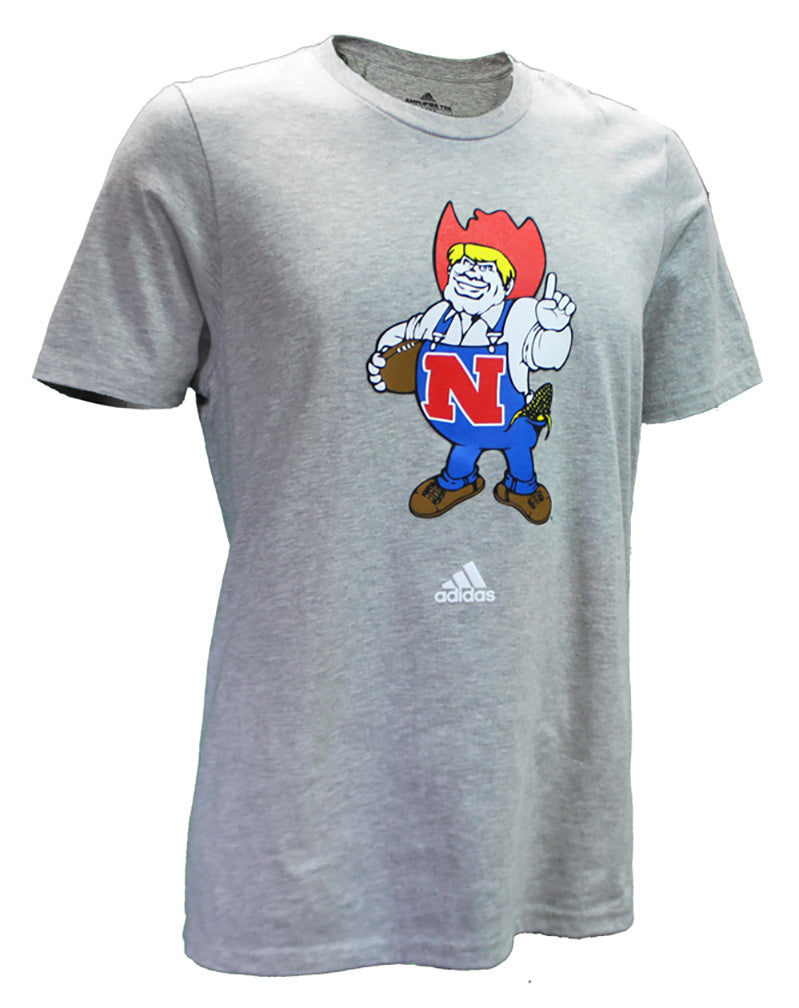 Adidas Herbie Husker Football Tee - Heather