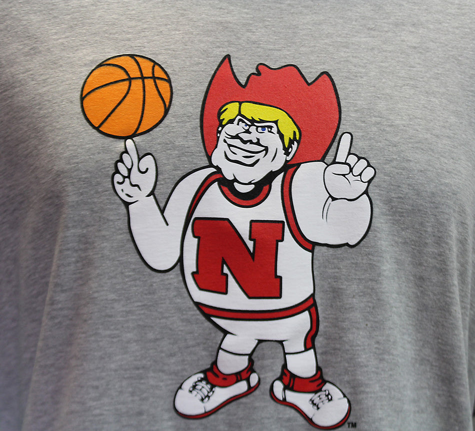 Adidas Herbie Husker Nebrasketball Tee - Heather