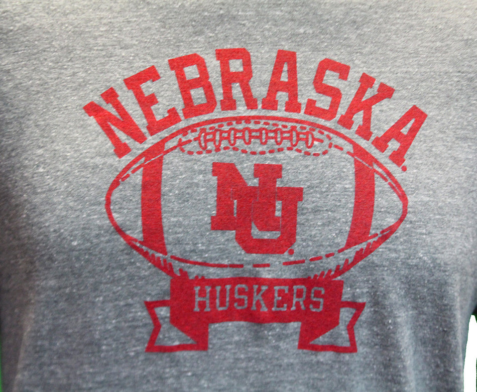 Nebraska Huskers NU Football LS Tee