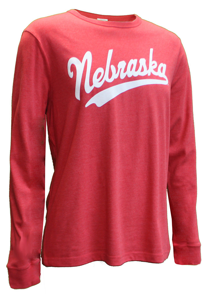 Nebraska Sweep Charlie Hustle LS Tee