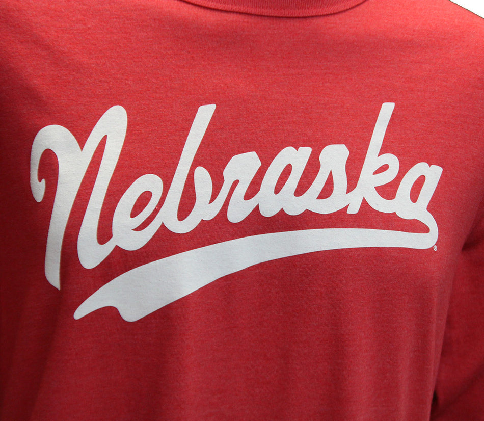Nebraska Sweep Charlie Hustle LS Tee