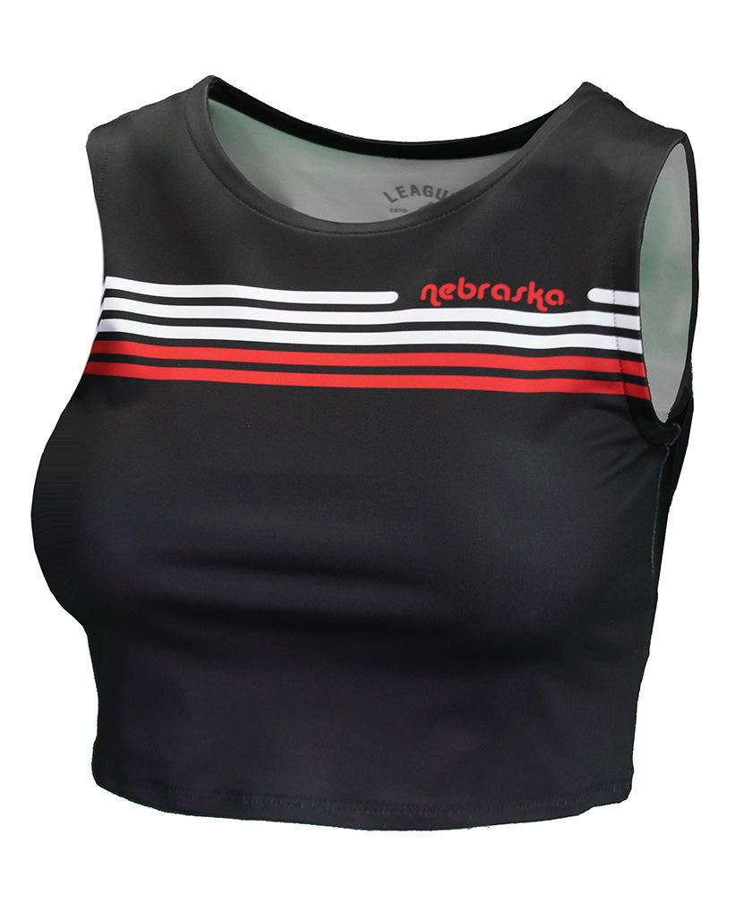 Womens Nebraska Marble Tank