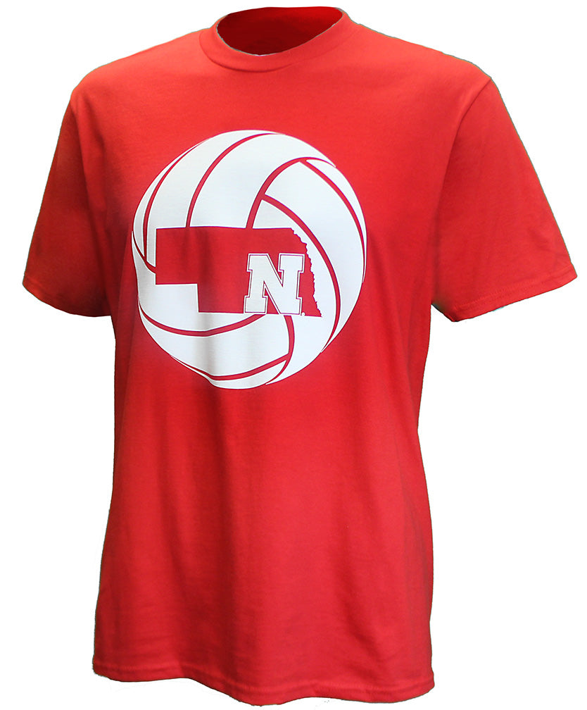 Husker Volleyball Nebraska State Tee